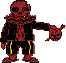 Pixilart - underfell sans battle mode by fusion12345