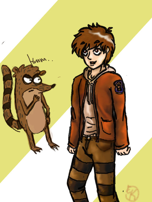 Human Rigby by AdazedRainbow on DeviantArt