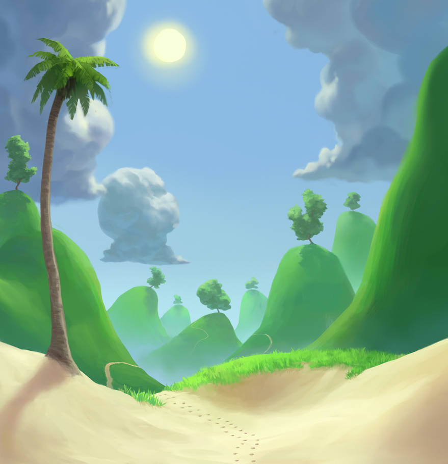 The return -- background paint by sketcheth on DeviantArt