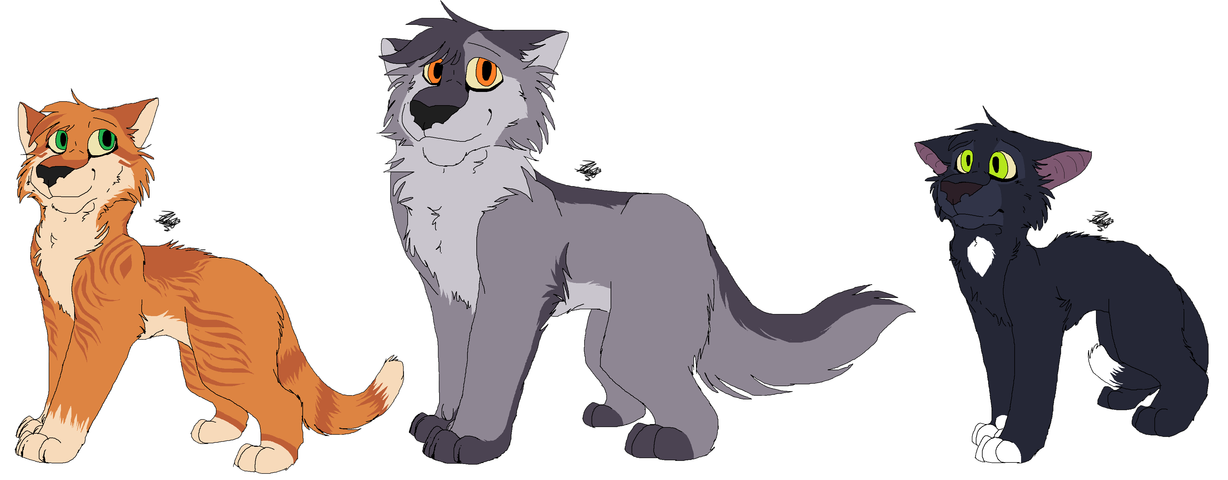 AI Art Generator: Firestar from warrior cats