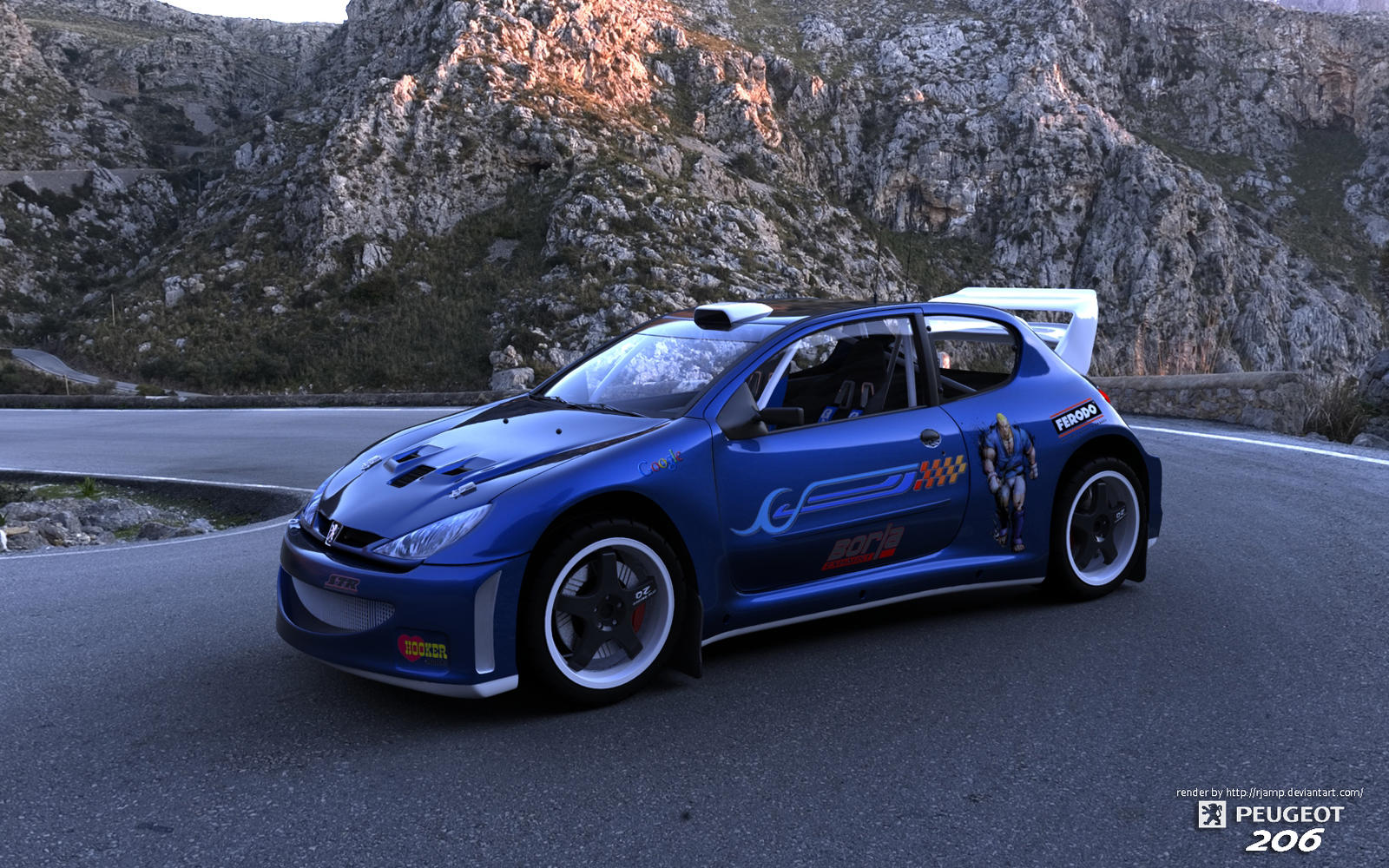 Peugeot 206 RJ Edition render1