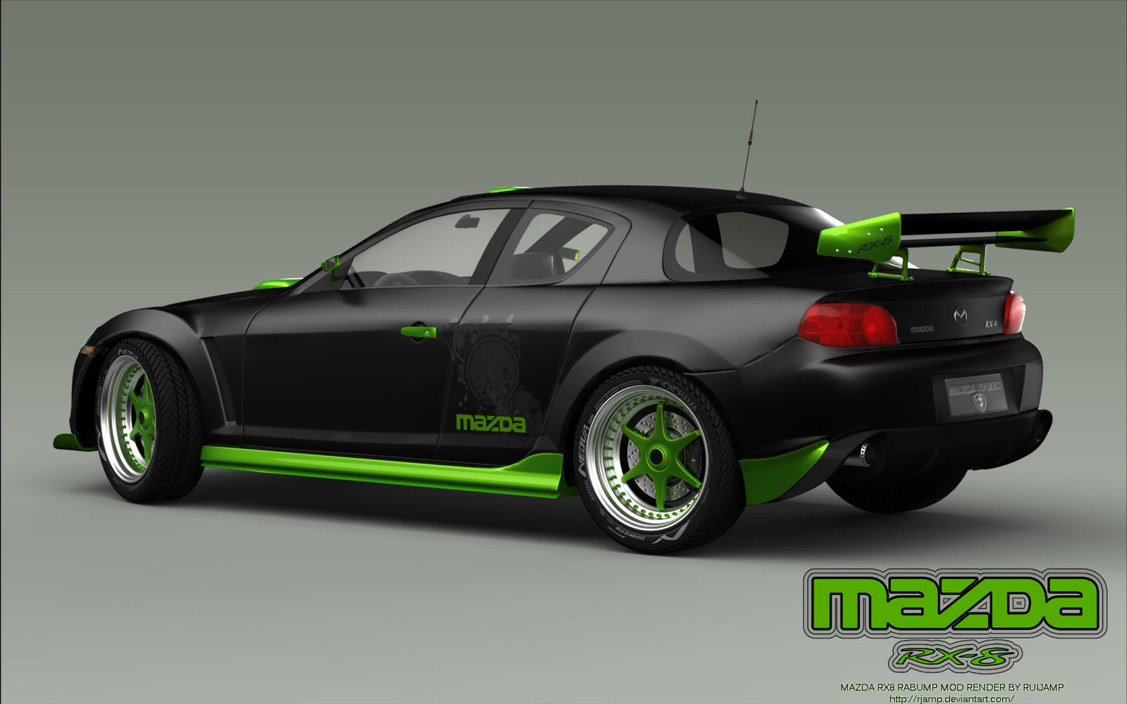 Mazda RX8 RAbump mod render 1