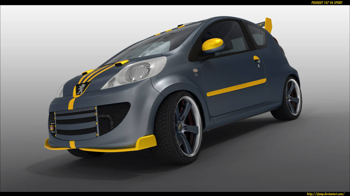 Virtual Tuning: Peugeot 107 by rubenick on DeviantArt