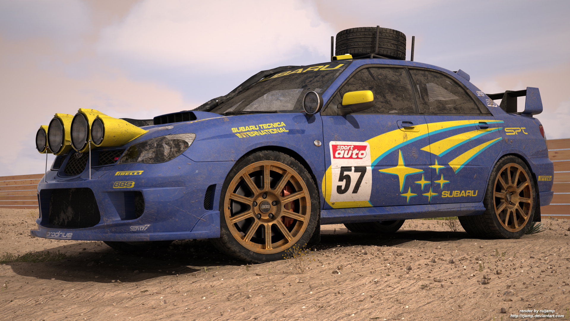 Subaru WRXSti rally edition