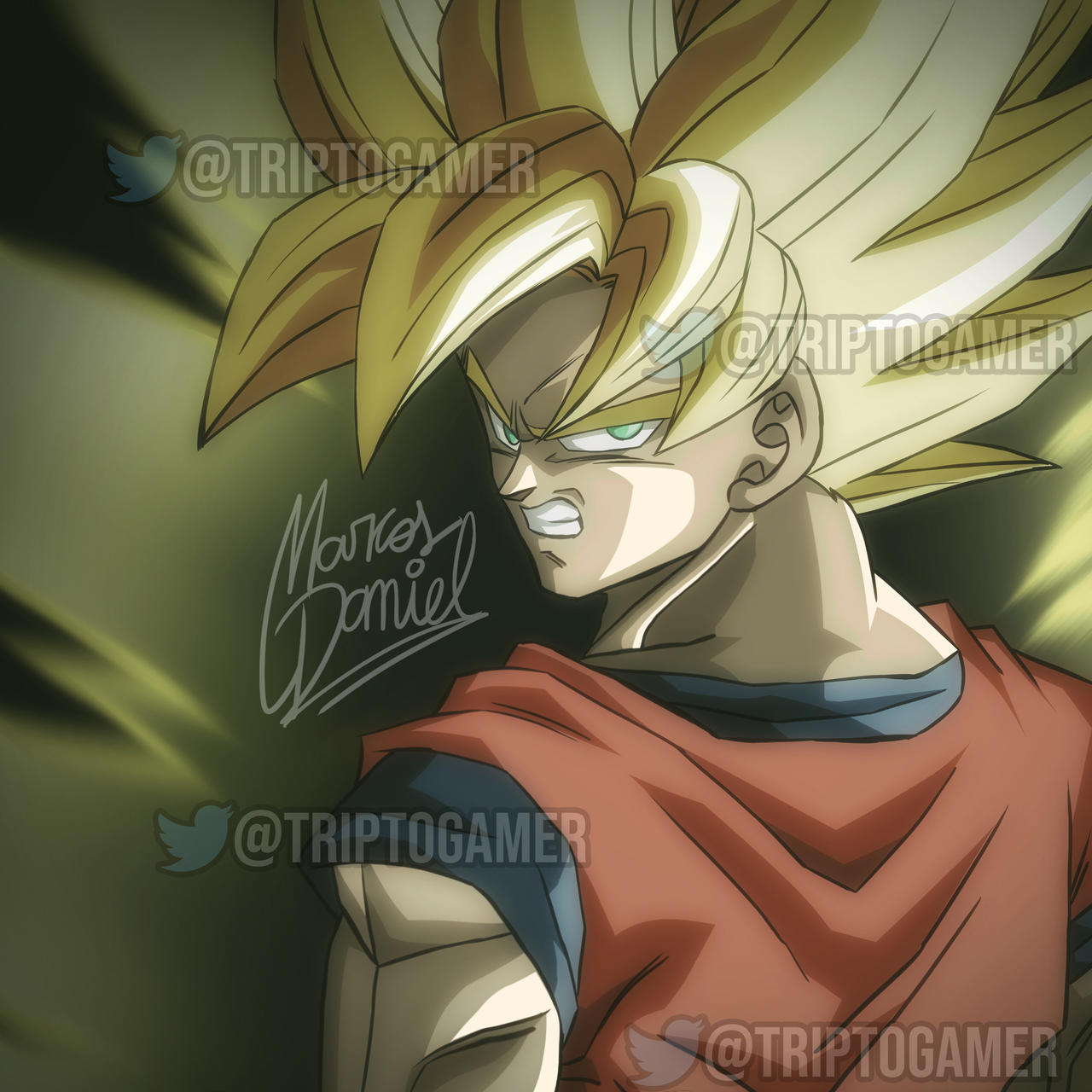 Dibujo DIGITAL Goku SSJ 6 de Septiembre del 2022 by DanielArts98 on  DeviantArt