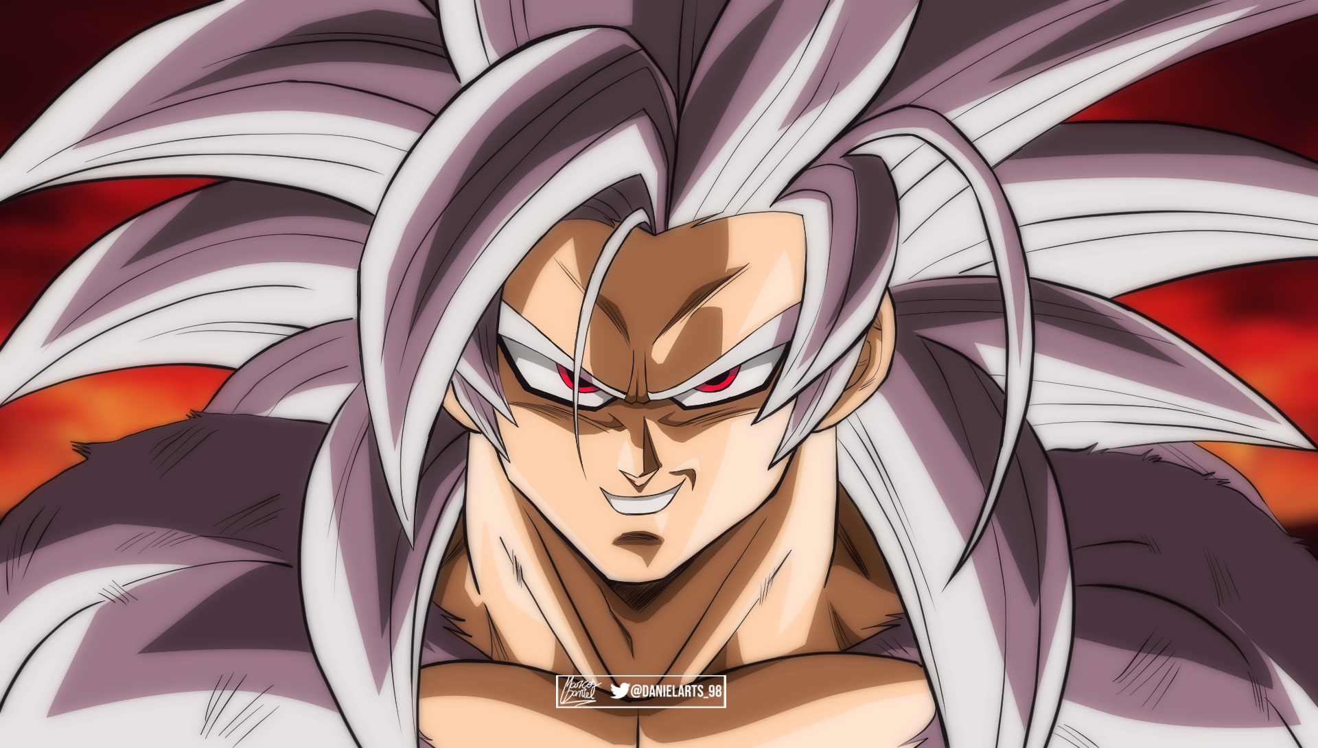 Ssj5 DIGITAL Drawing Goku SSJ5 DAIMA 24 February 2025 W by DanielArts98 on ...