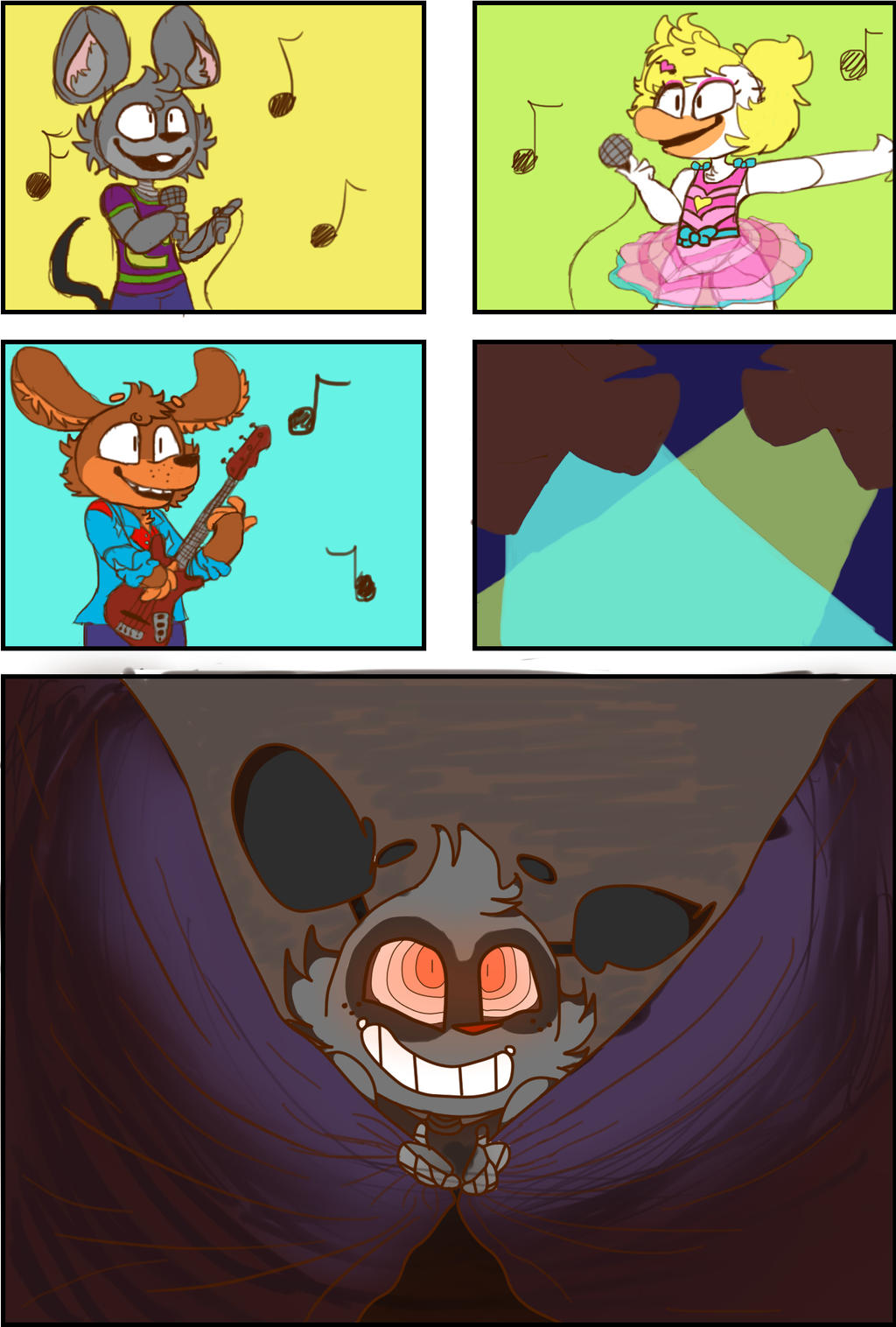 Chuck E. Cheese page 1 (read description) by diamonddogemerald on