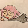 Crona cried himself to sleep again....