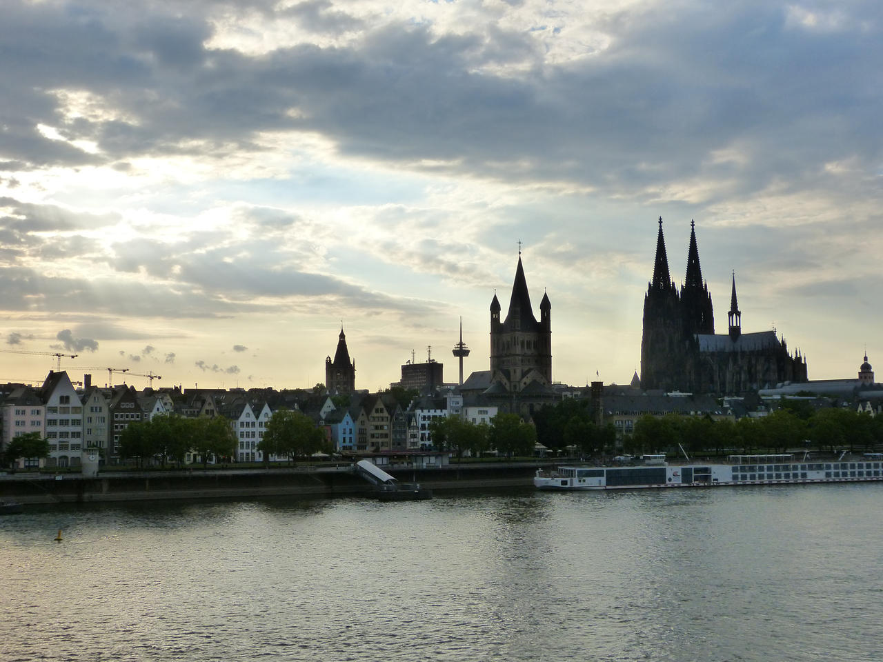 Sunset on the Rhine