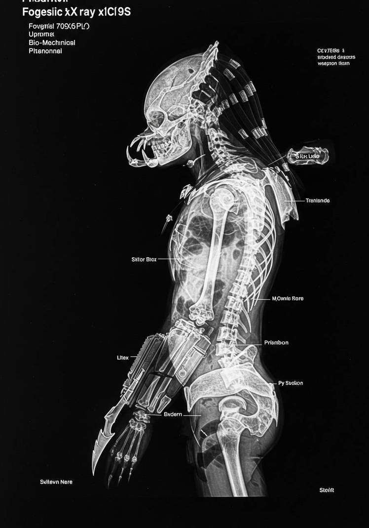 Predator X-ray by avpai96 on DeviantArt