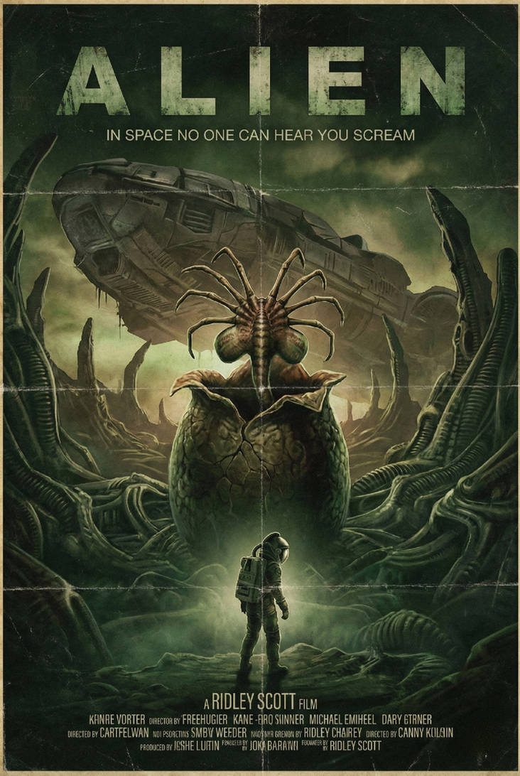 ALIEN (Movie Poster #4) by avpai96 on DeviantArt