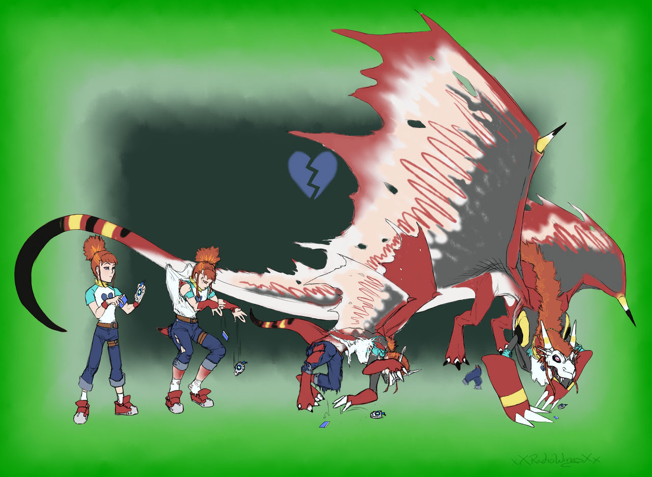 All Rika's Dragon (ArtTrade) Rika Nonaka Dragon Transformation by xXRadioWingsXx on ...