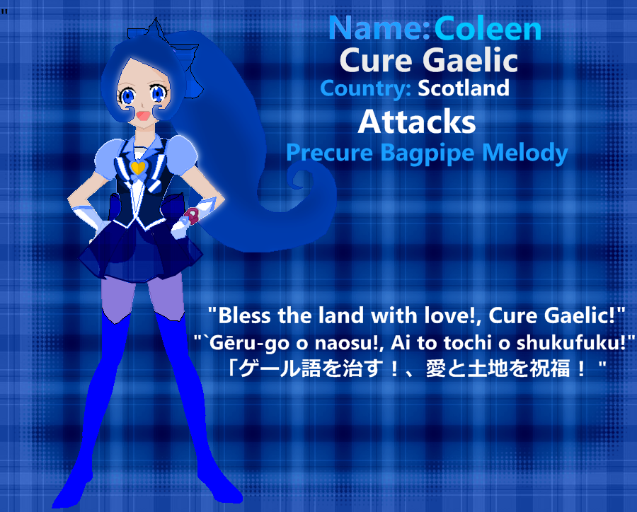 Cure Gaelic (Happiness Charge OC)