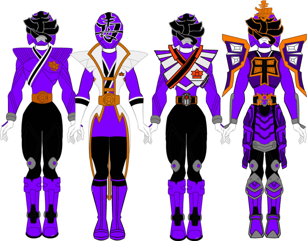 Violet Samurai Ranger (Enhancement modes) by SailorTrekkie92 on DeviantArt