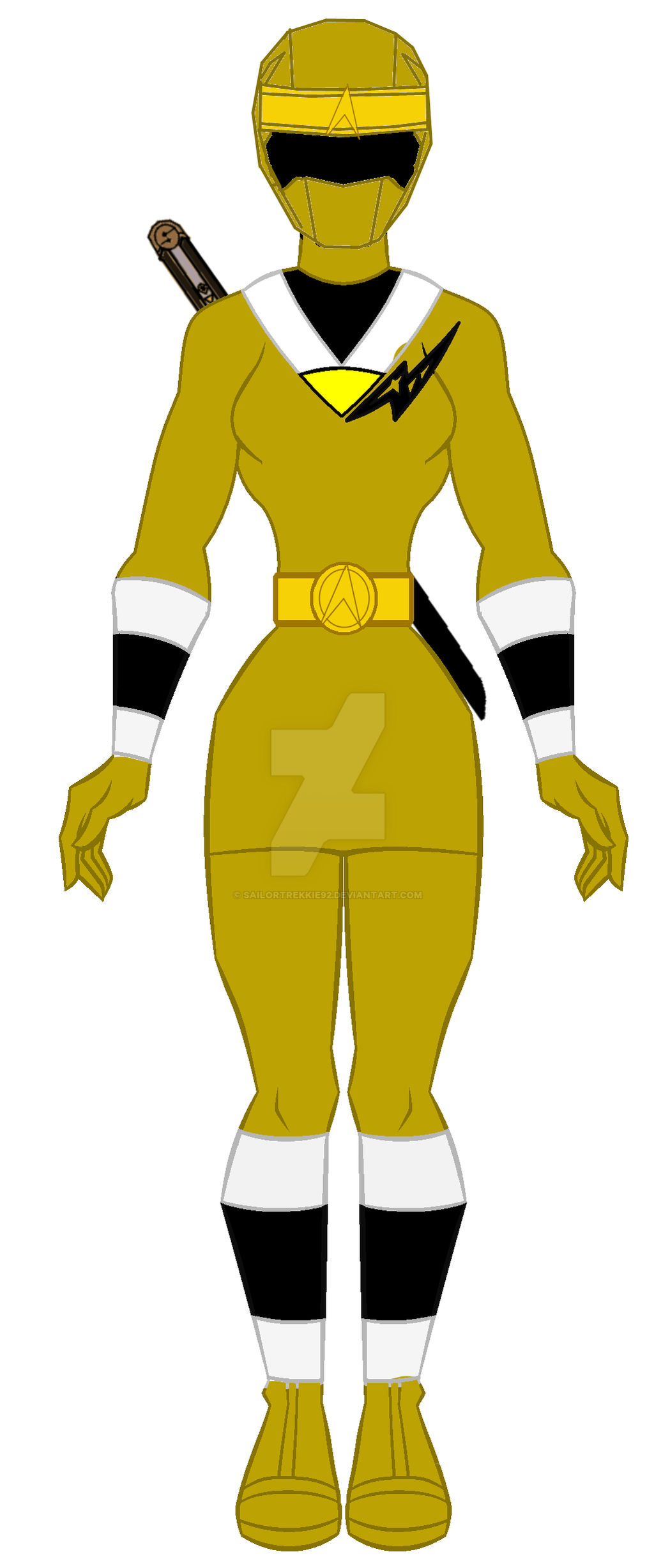 Gold Alien Ranger (Alien Ranger OC) by SailorTrekkie92 on DeviantArt