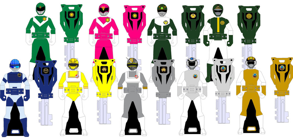 Super Sentai OC Keys Vol.2 by SailorTrekkie92 on DeviantArt