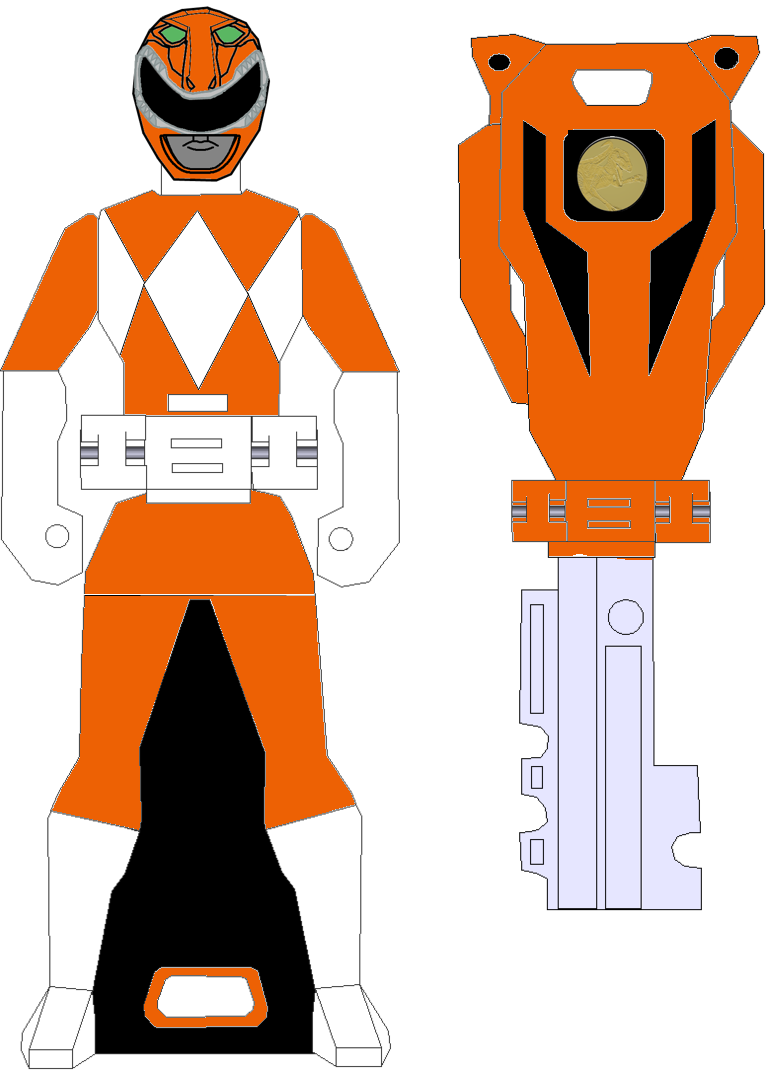 Orange MMPR Ranger Key by SailorTrekkie92 on DeviantArt