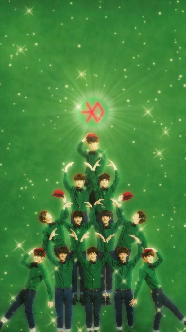 Exo Christmas Iphone Wallpaper By Sailortrekkie92 On Deviantart