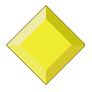 Yellow Diamond Gem Pixel Avatar