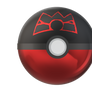 Team Magma Great Ball (Paint 3D)