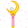 Crescent Moon Wand Pixel Avatar 3