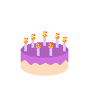 Birthday Cake Pixel Avatar