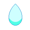 Aquamarine Gem Pixel Avatar