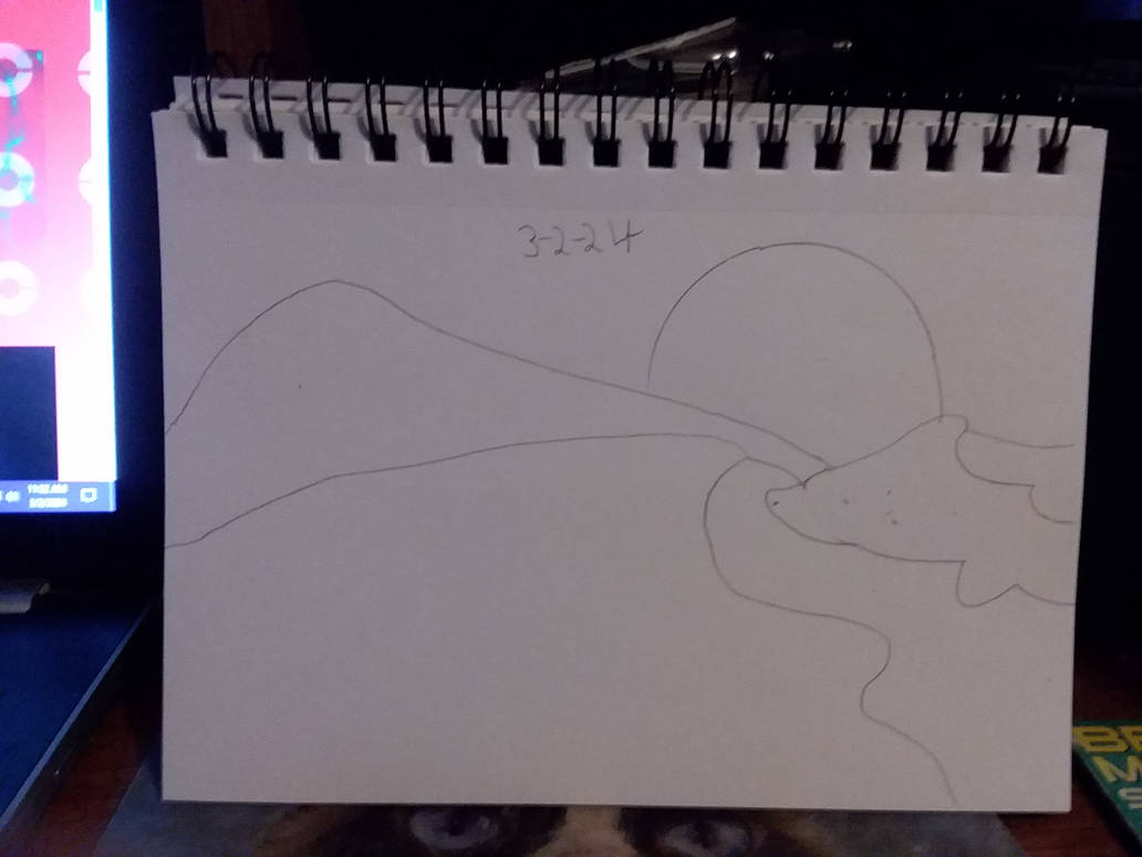 Desert Landscape Drawing by SailorTrekkie92 on DeviantArt