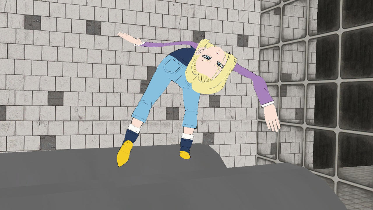 Flattening TF of Android 18 by weboski on DeviantArt