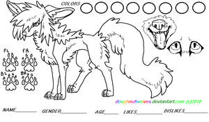 Scenedog Lineart Base Ref (F2U - CONTEST)