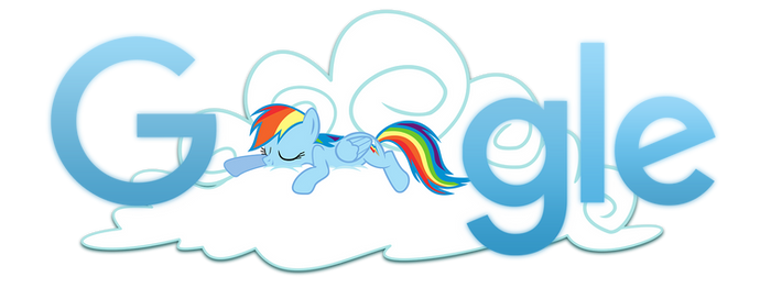 Rainbow Dash Google Logo [Install guide]