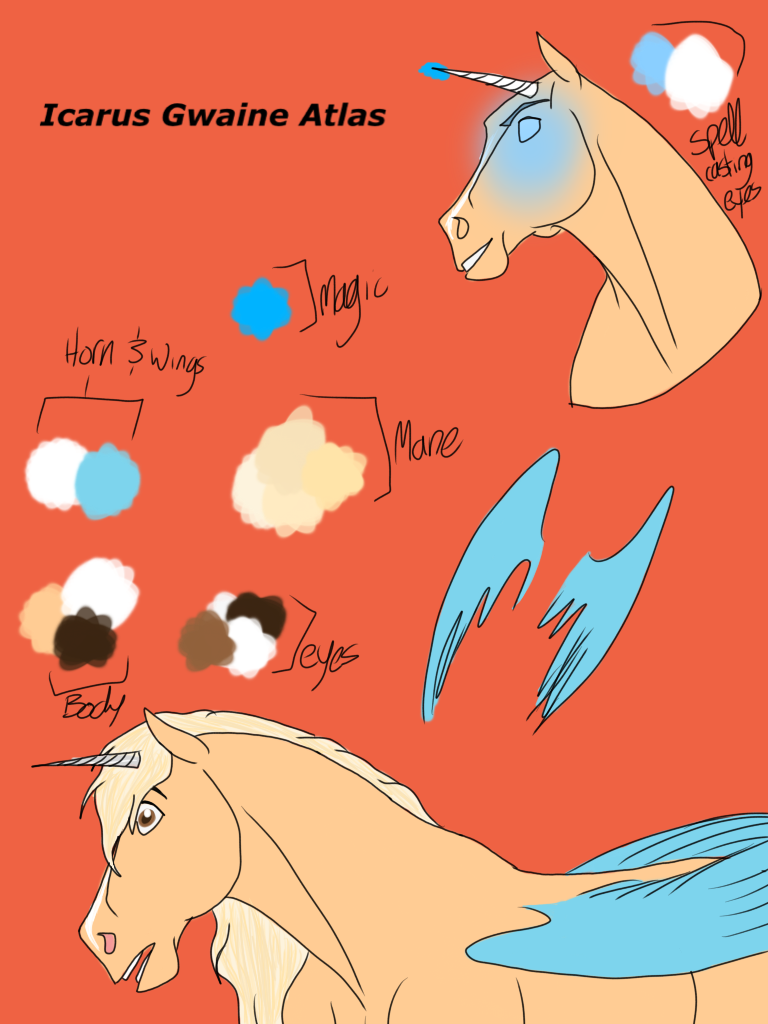 Icarus Gwaine Atlas: Ref Sheet (STORY OC, NO RP)