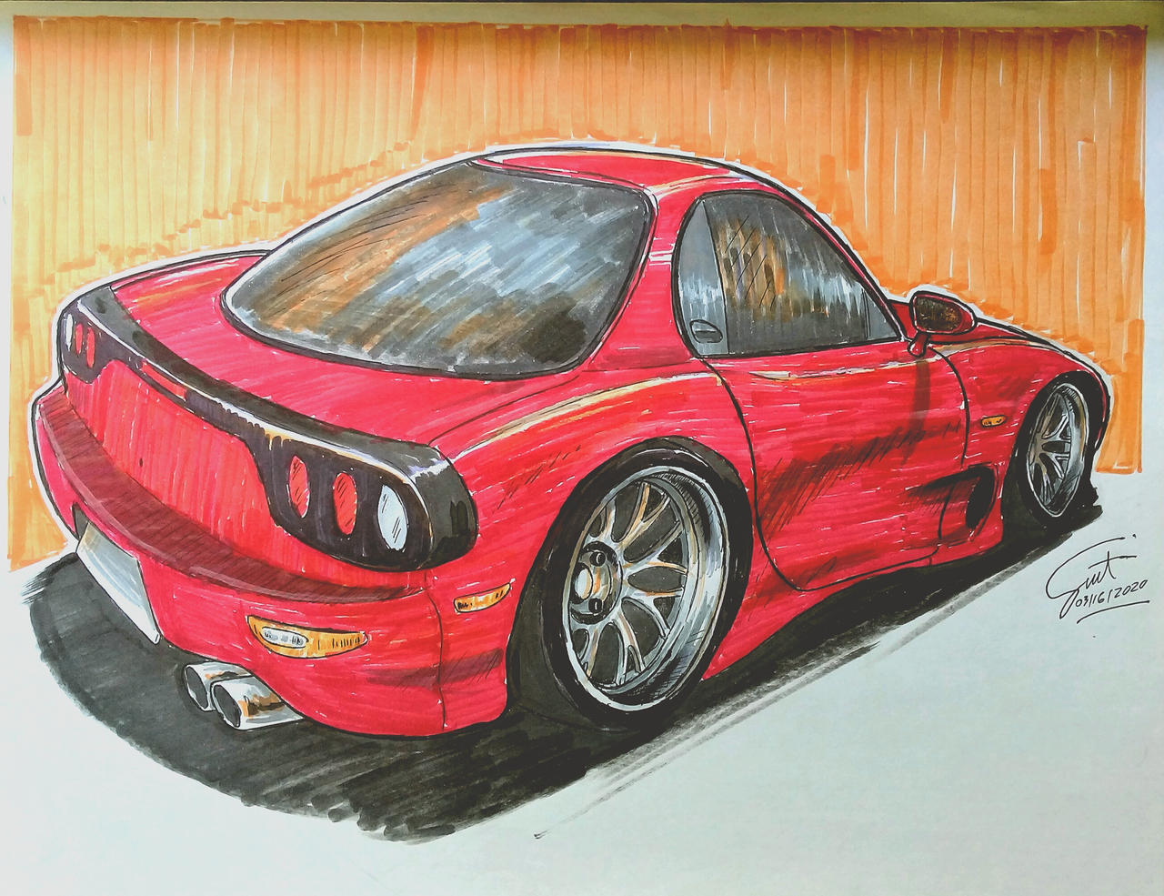 Mazda RX-7 (FD) by IRONCAN0133 on DeviantArt