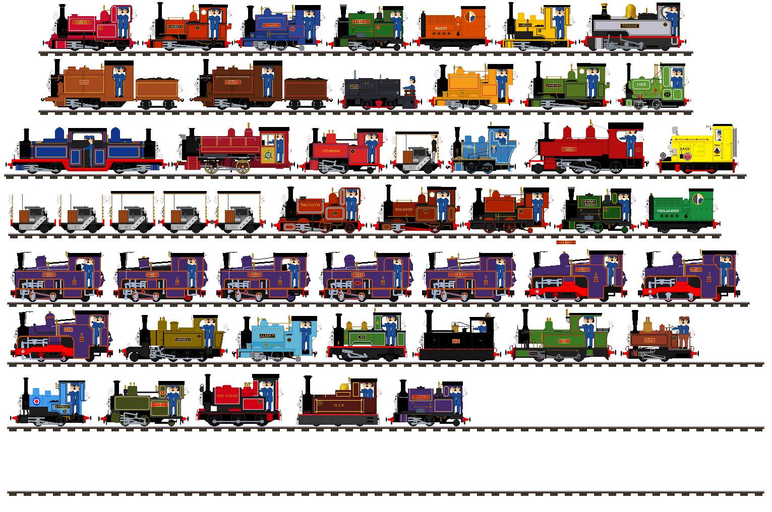 Thomas and friends collection of sprites art#2 by timothythe0engine on ...