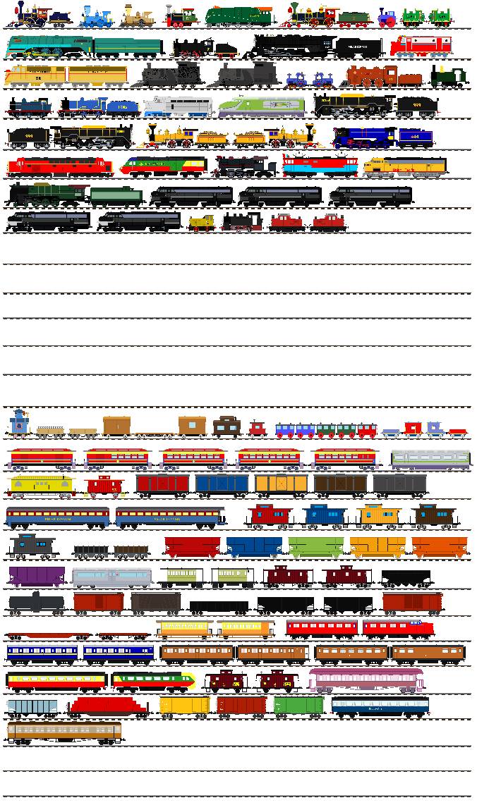 Thomas and friends collection of sprites art#16 by timothythe0engine on ...