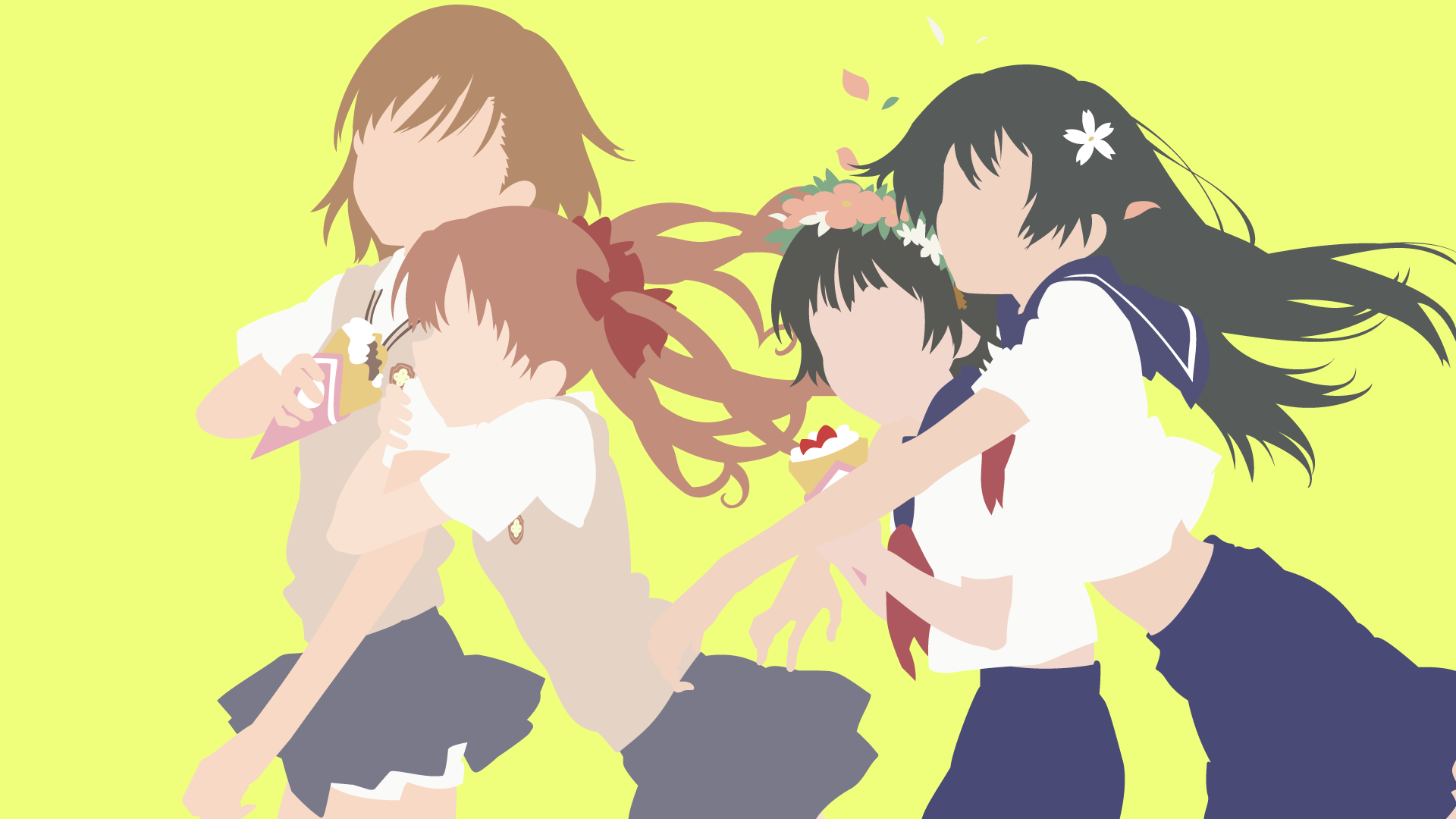 A Certain Scientific Railgun Minimalist Wallpaper by zugzai on DeviantArt A Certain Scientific Railgun Minimalist Wallpaper by zugzai on DeviantArt