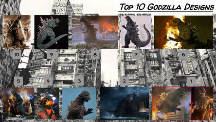 Top 10 gojira designs