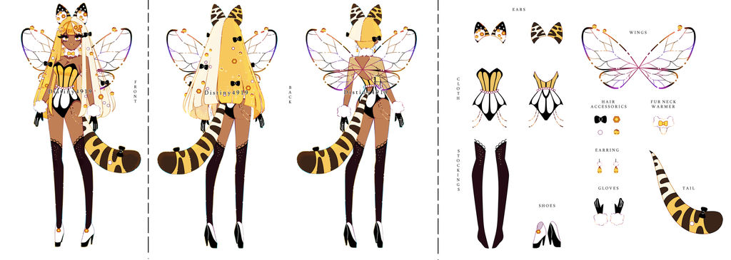 Character Reference Sheets Full Scale By Distiny4919 On DeviantArt