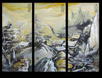 Asian Landscape x3 by Tsabo6