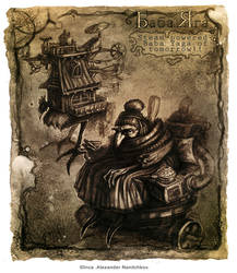 Baba Yaga - steampunked by Tsabo6
