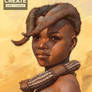 Himba tribe kid study
