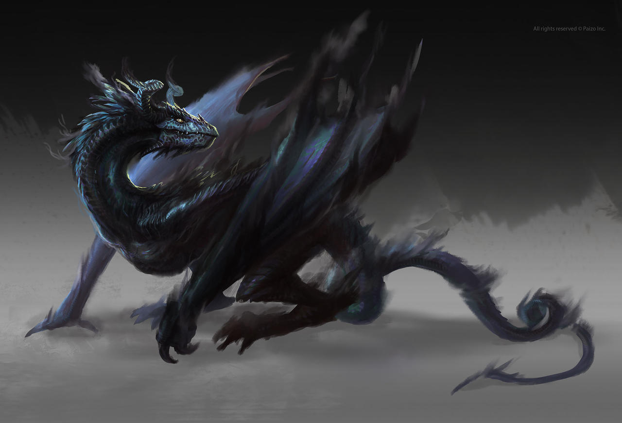 Shadow Dragon by Tsabo6 on DeviantArt