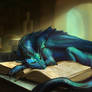 Blue dragon pup