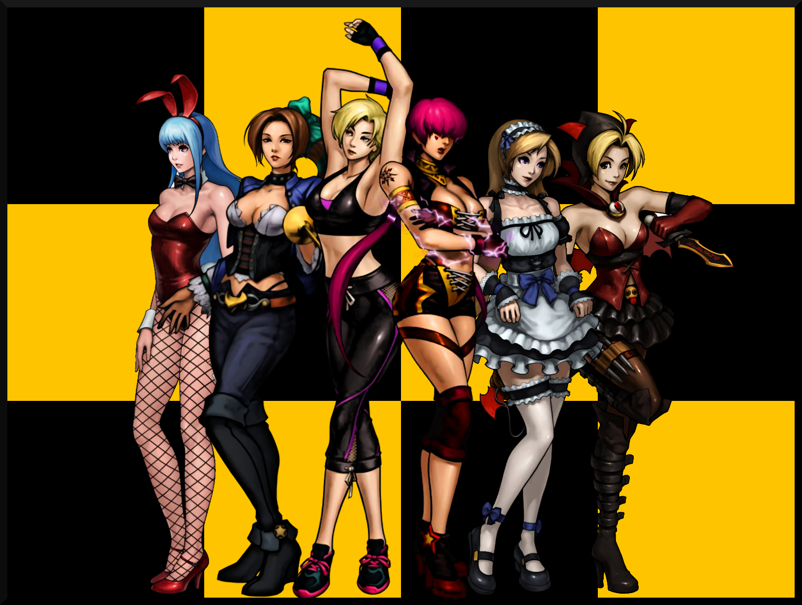 King Of Fighters XI Women Fighters Team by hes6789 on DeviantArt