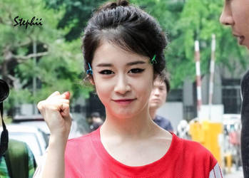 T-ara Jiyeon going to KBS Music Bank Special Stage