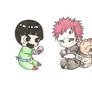 Rock Lee and Gaara are BFF nao