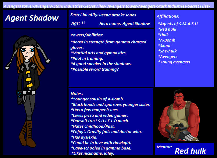 Agent shadow profile by Comicpinks123 on DeviantArt