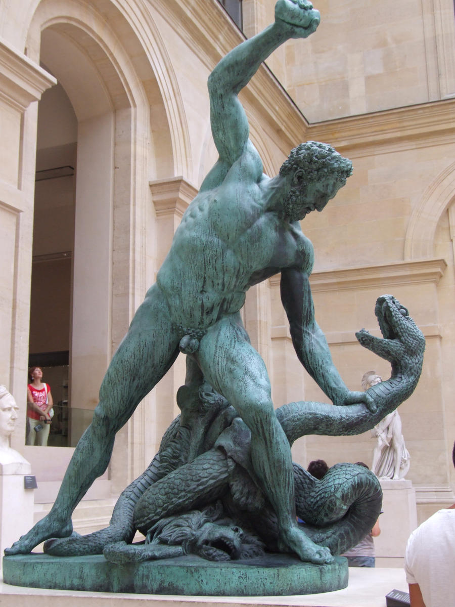 Photo of Man fighting snake by ArgyBargyblah on DeviantArt