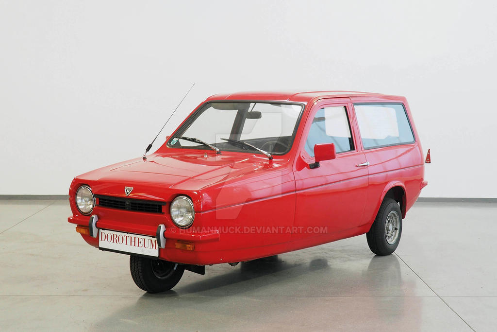 3 wheeler car Robin Reliant by humanmuck on DeviantArt