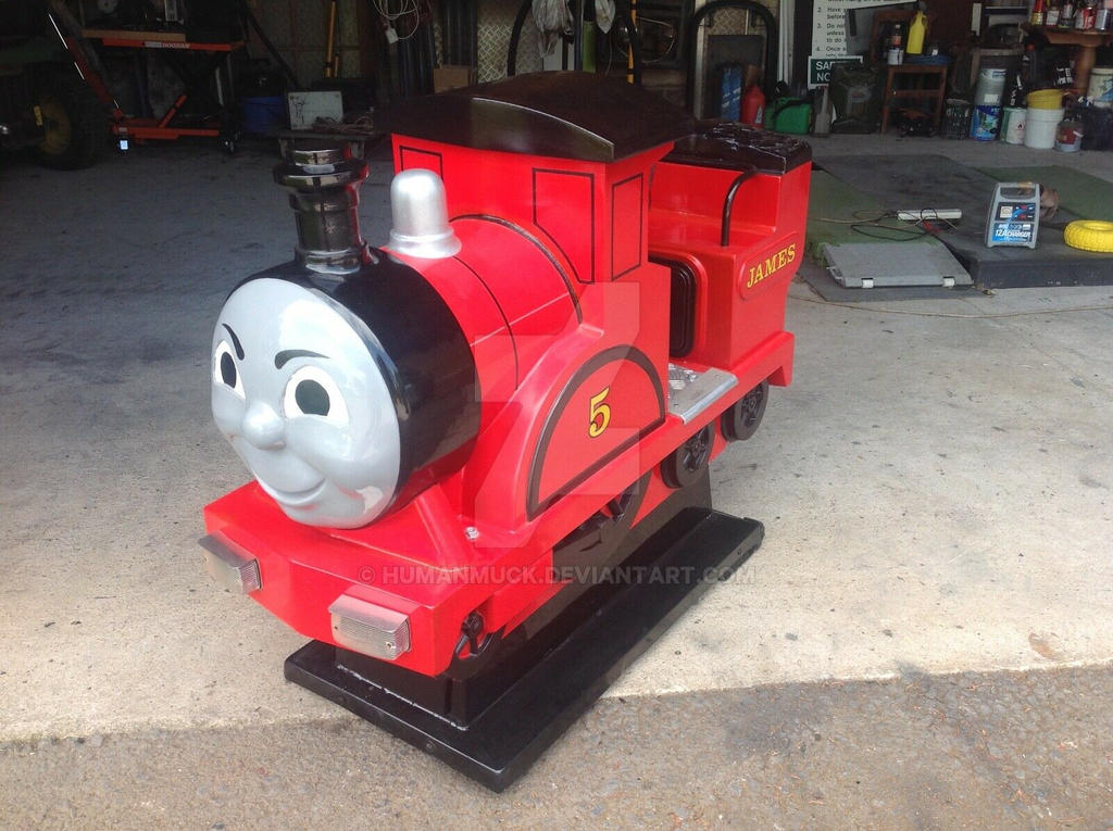 Thomas and Friends ride James by humanmuck on DeviantArt